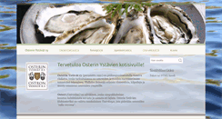 Desktop Screenshot of osterinystavat.fi